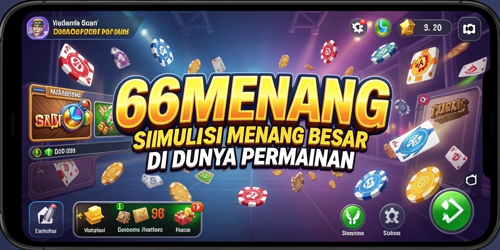 Tampilan menegangkan dalam permainan 66MENANG yang seru.