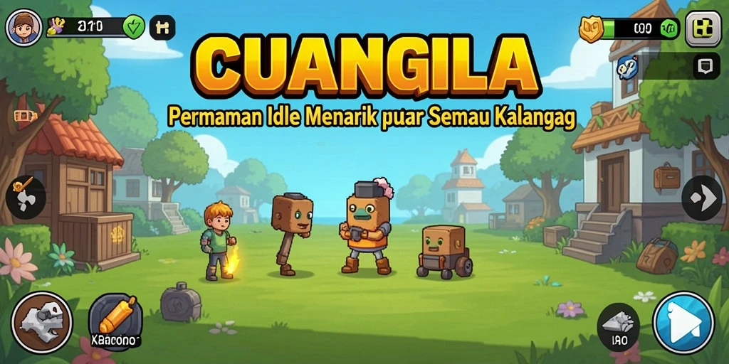 Tampilan gameplay CUANGILA yang menarik dan mudah dipahami.