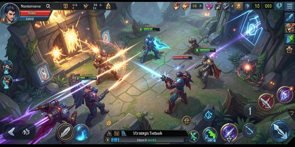 Tampilan gameplay mendebarkan di ID66, penuh strategi dan taktik.