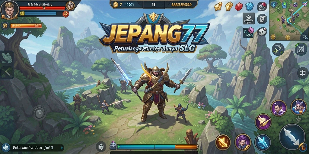 Gameplay <strong>JEPANG77</strong> yang dinamis dengan pertempuran strategis mengesankan.
