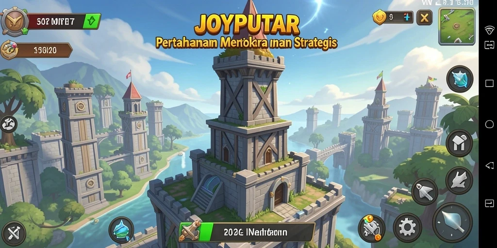 Tampilan gameplay menakjubkan dan strategi Tower Defense yang menarik.
