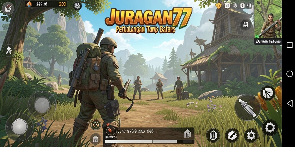 Tangkapan layar menampilkan gameplay Open World di JURAGAN77.