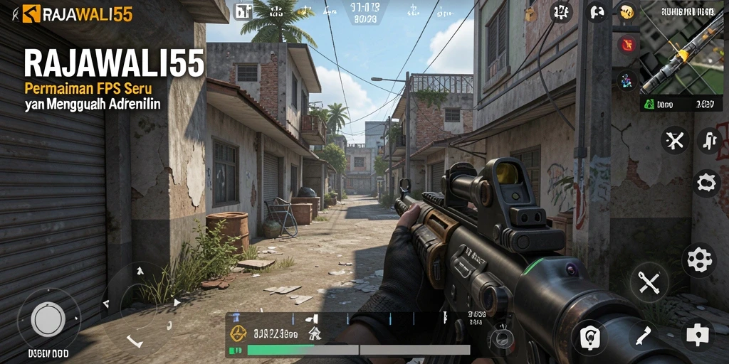 Gameplay seru dan menegangkan dalam RAJAWALI55 saat pertempuran intens.
