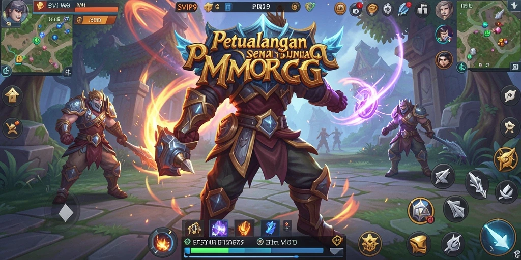 Tampilan gameplay menakjubkan dalam SVIP9 yang memukau.